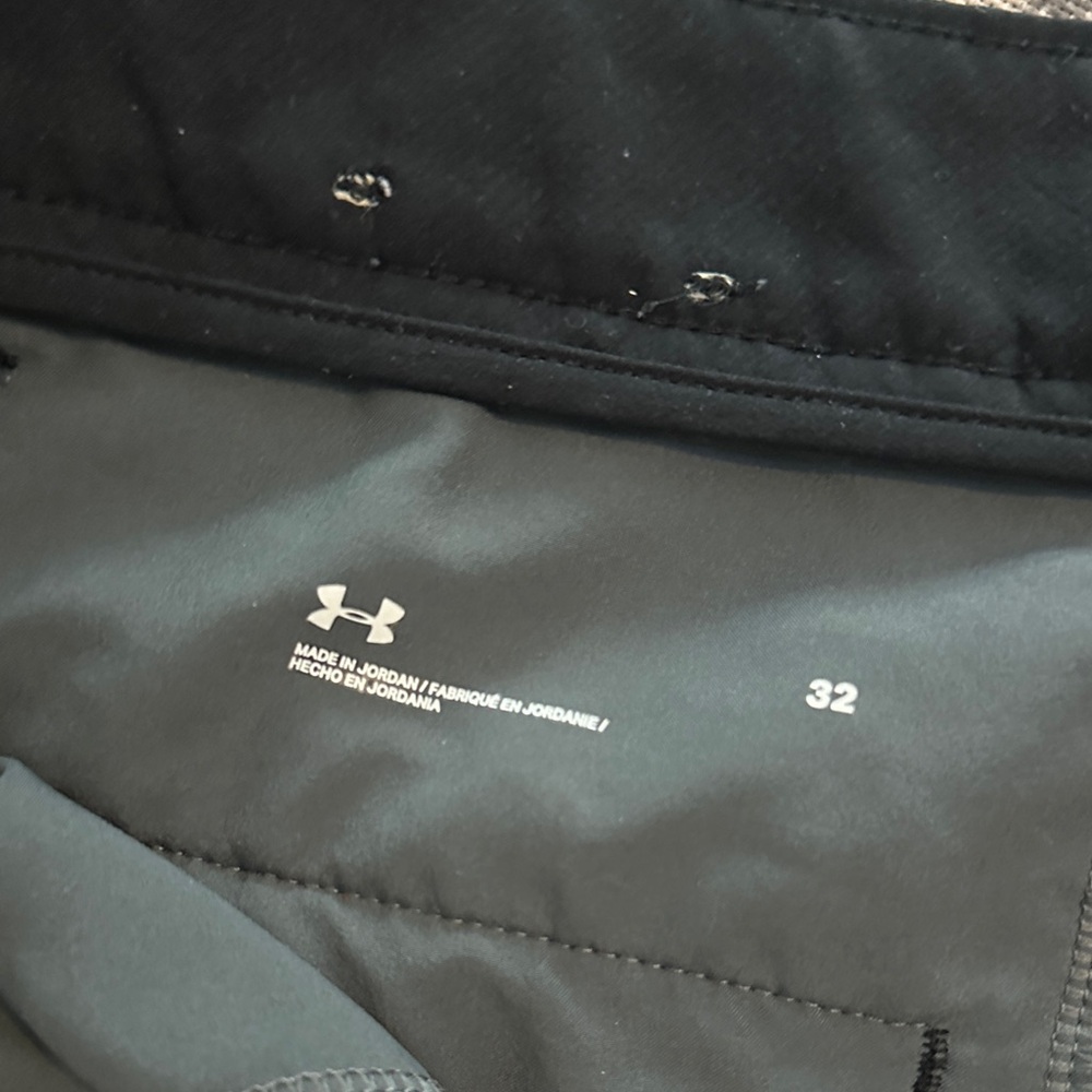 Under Armour Black Flat-Front Performance Shorts - Picture 2 of 3